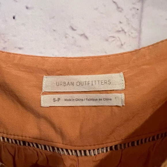 Urban Outfitters Prairie Tiered Ruffle Short Orange Multi Womens Shorts Size Sma - Picture 7 of 9